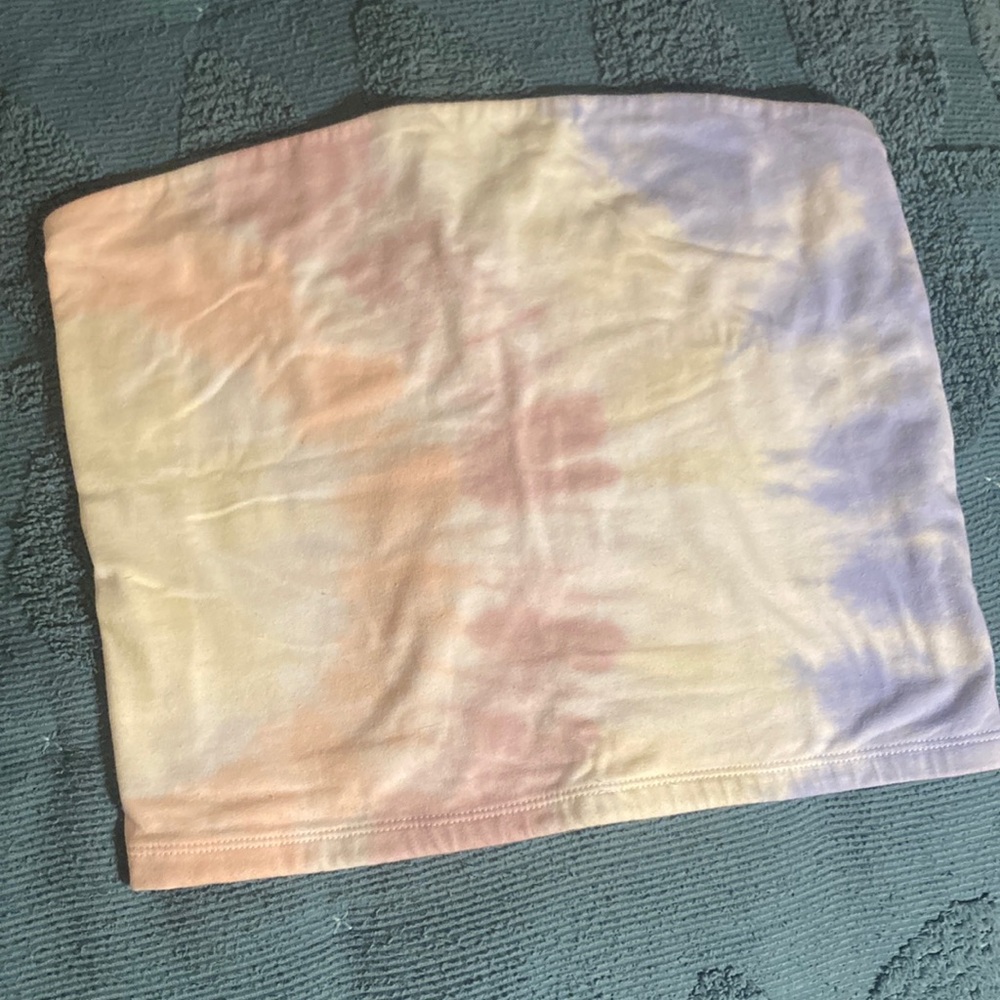 Tie dye tube top